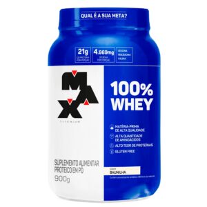 100% Whey Protein 900g Max Titanium