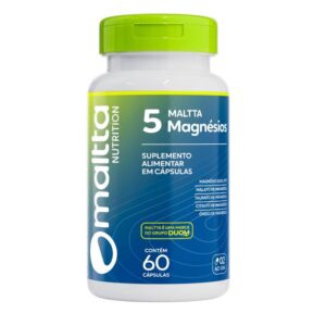 5 Magnésios 60 cápsulas Maltta