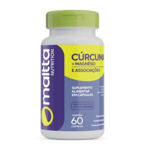 Cúrcuma + Magnésio 60 cápsulas Maltta