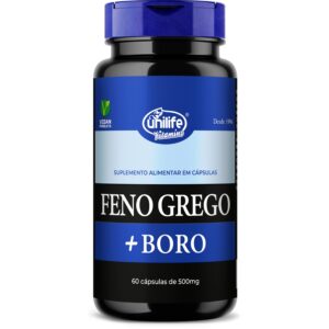 Feno Grego + Boro 60 cápsulas Unilife