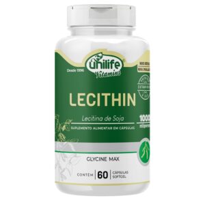 Lecitina de Soja 1000mg 60 cápsulas Unilife