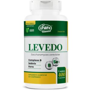 Levedo de Cerveja 400 comprimidos Unilife