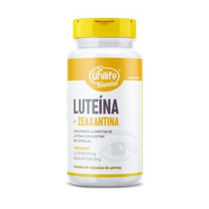 Luteína e zeaxantina 60 cápsulas Unilife