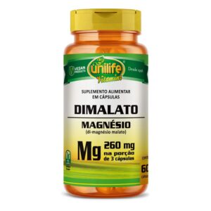 Magnésio Dimalato 60 cápsulas Unilife