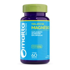 Magnésio Malato 60 cápsulas Maltta