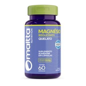 Magnésio Quelato 60 cápsulas Maltta