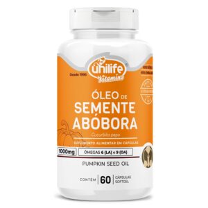 Óleo de Semente de Abóbora 60 cápsulas Unilife