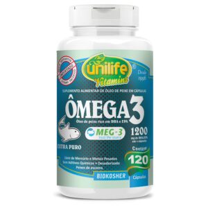 Ômega 3 120 cápsulas 1200mg Unilife