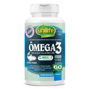 Ômega 3 60 cápsulas 1200mg Unilife