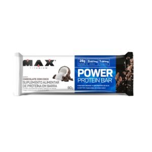 Barra de Proteína Power Protein Bar 90g Max Titanium