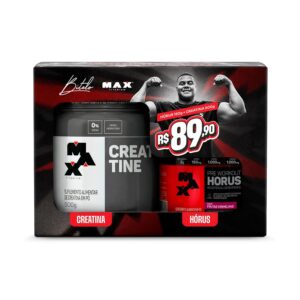 Promopack Creatina 500g + Horus Frutas Vermelhas 150g Max Titanium