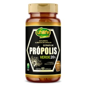 Extrato de Própolis Verde 60 cápsulas Unilfe