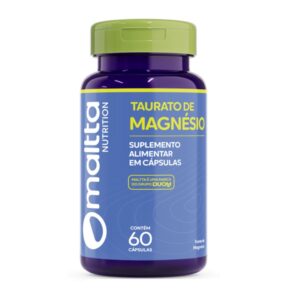 Magnésio Taurato 60 cápsulas Maltta