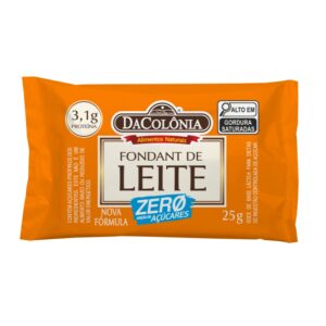 Fondant de Leite Zero Açúcar Dacolônia25 g