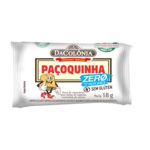 Paçoquinha Zero Açúcar Dacolônia 18 g